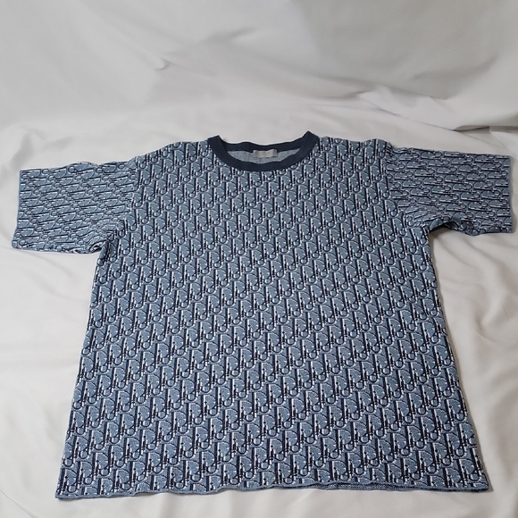 Dior Other - Dior Navy Patterned Short Sleeve Tee